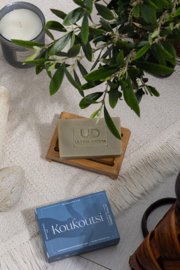 Ultima Derma Koukoutsi Soap / Seifenstück / Peeling Seife Körper