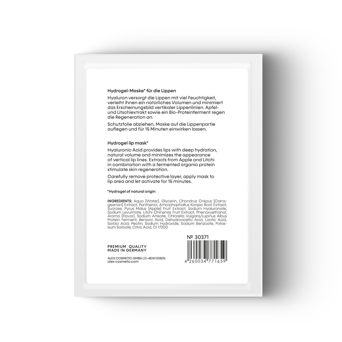 ALEX COSMETIC LIP BOOSTER MASK