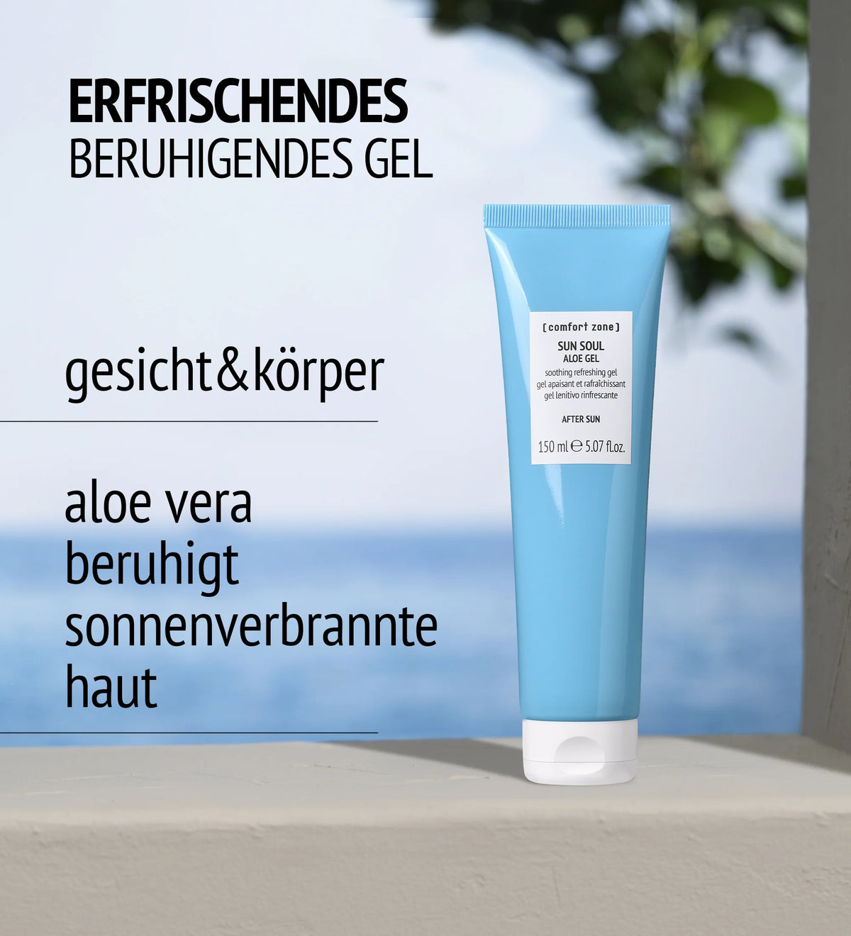 COMFORT ZONE SUN SOUL ALOE GEL