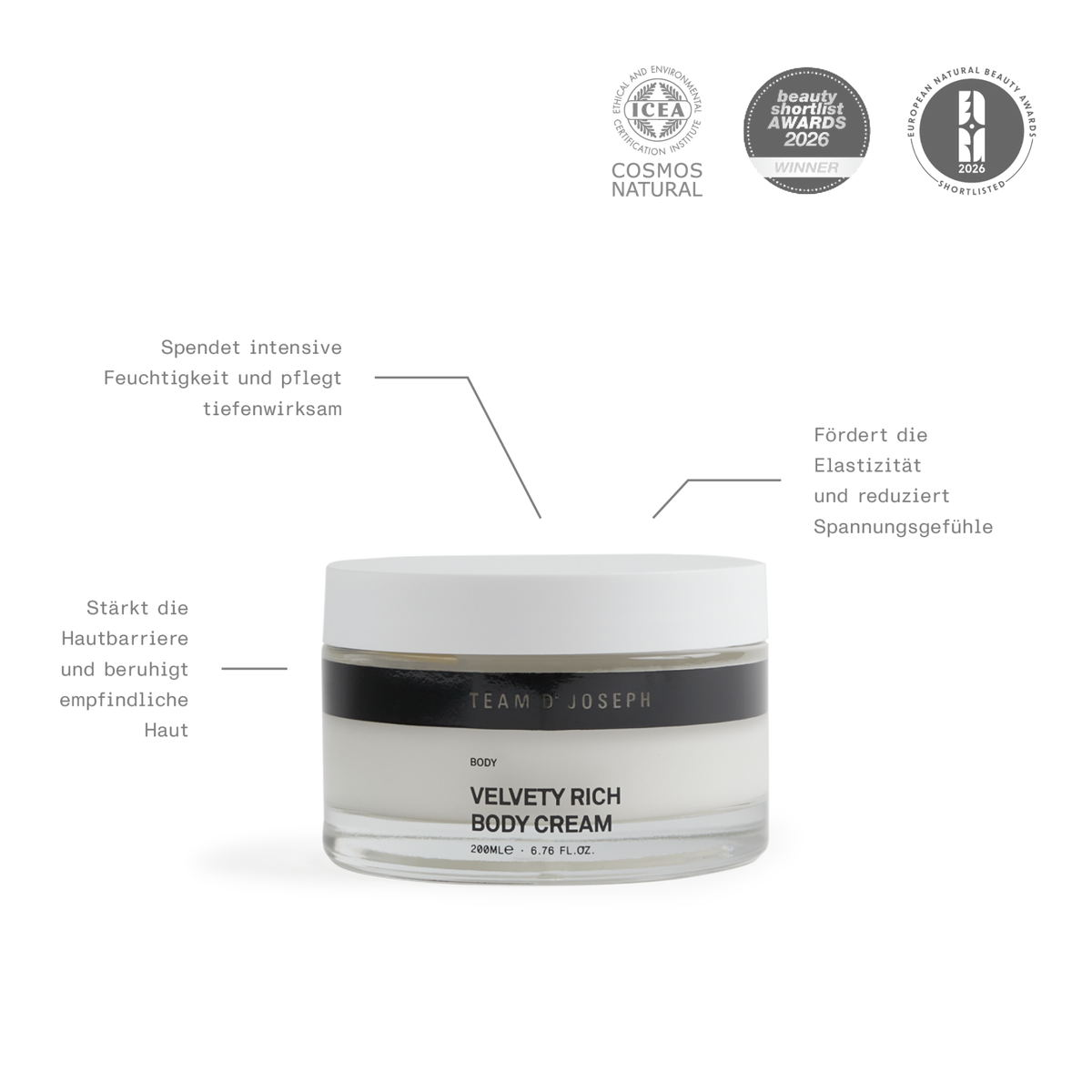TEAM DR JOSEPH Velvety Rich Body Cream